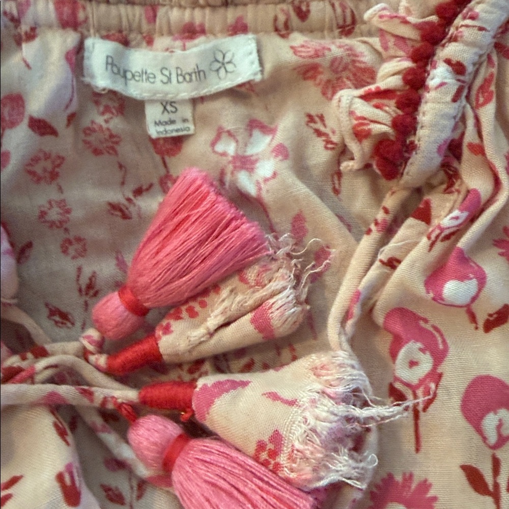 Poupette St. Barth Clara Pink Floral Mini Dress - Picture 14 of 14